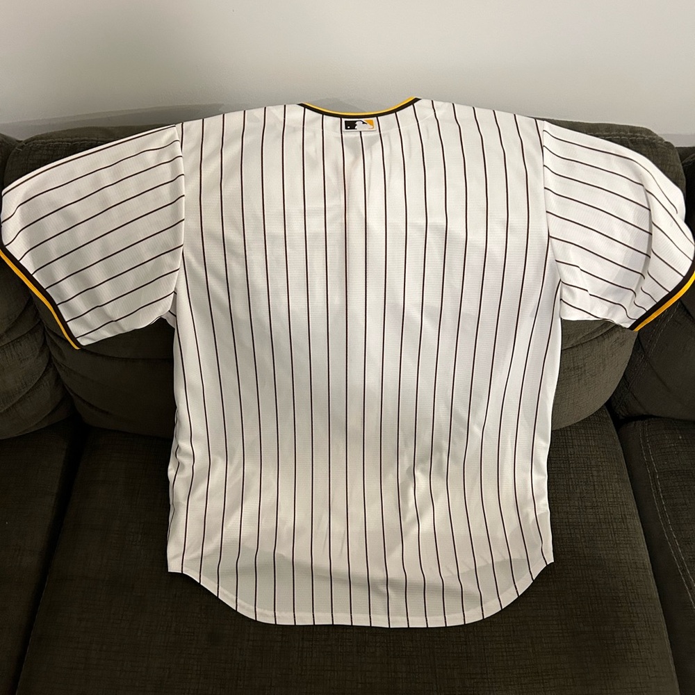 Nike Authentic San Diego Padres MLB Baseball Pinstripe Jersey Men’s Sz: L - Picture 5 of 5